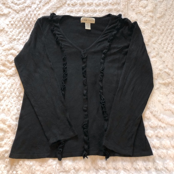 Linda Lucia black sweater size medium - Picture 1 of 6